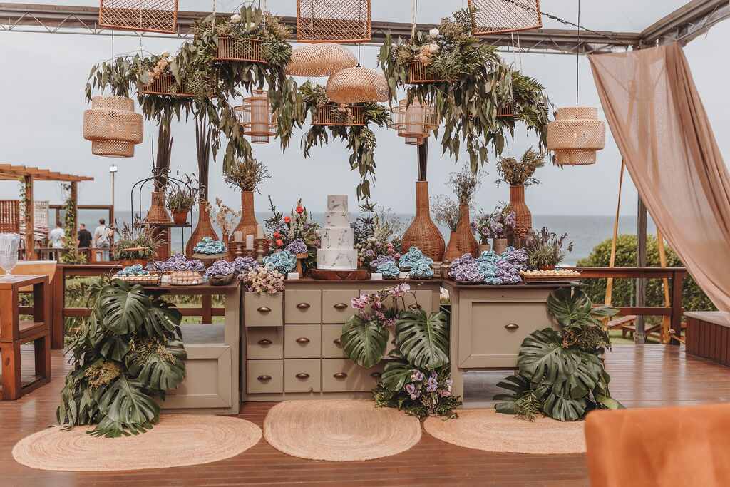 decoração casamento na praia barato