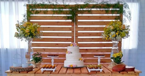 ideias criativas decoração casamento simples
