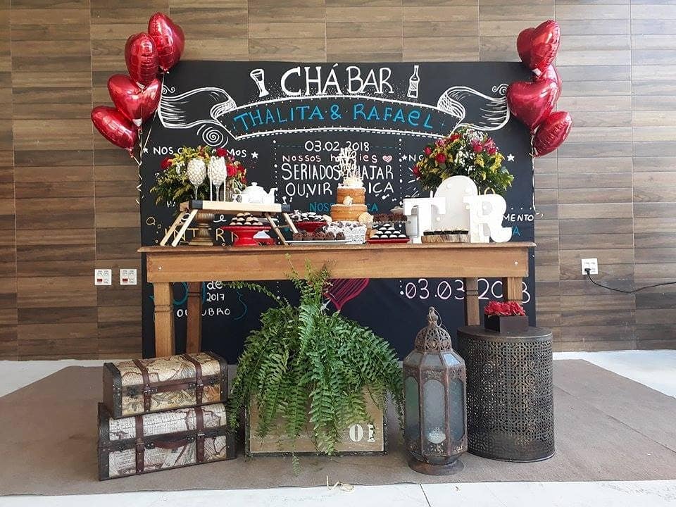 comida para chá bar