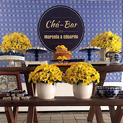 organização chá bar