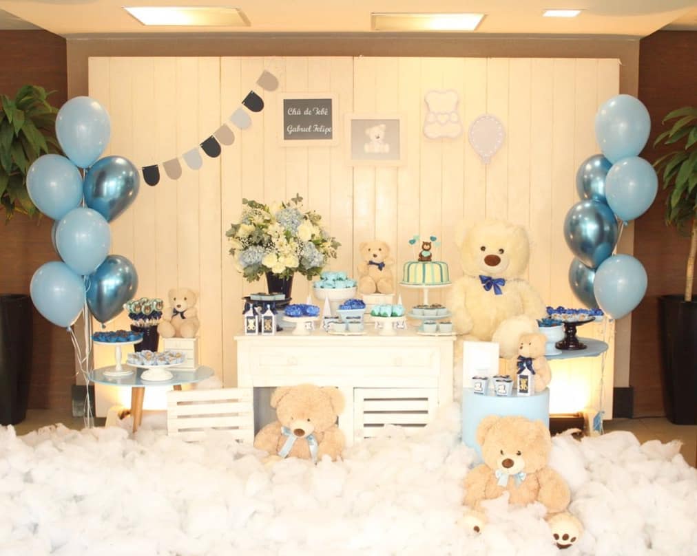 erros comuns ao decorar chá de bebê simples