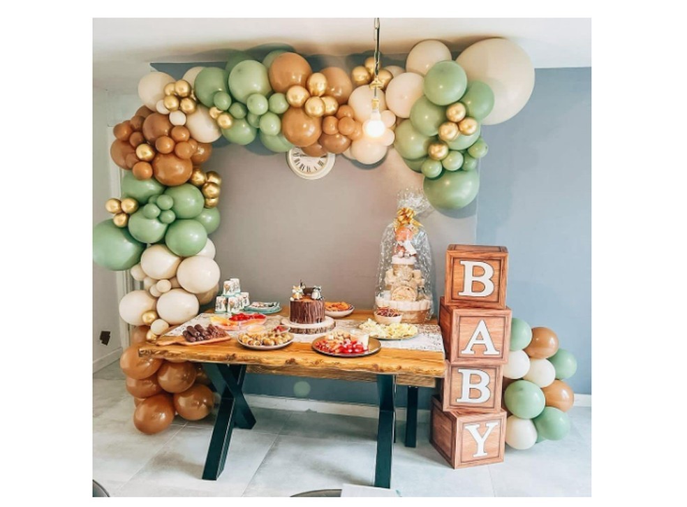 decoração chá de bebê menino rústico