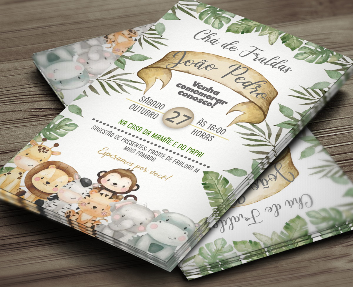 decoração chá de bebê safari neutro