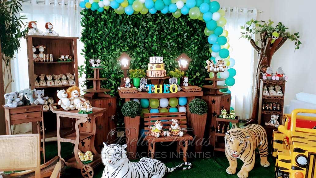 decoração chá de bebê safari lembrancinhas