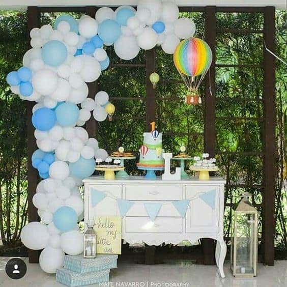 quanto custa decorar um chá de fralda menino