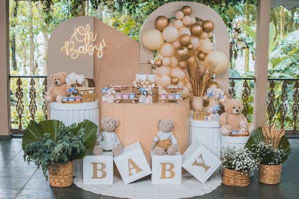 ideias de decoração chá de fralda menino simples e criativas