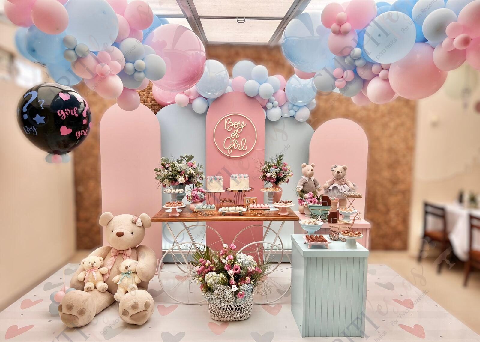 decoração chá revelação vs chá de bebê: qual a diferença?