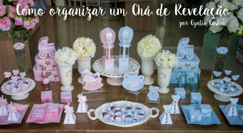 decoração chá revelação