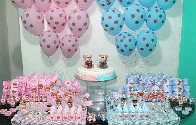 quanto custa decorar um chá revelação simples