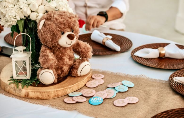 erros comuns na decoração de chá revelação simples