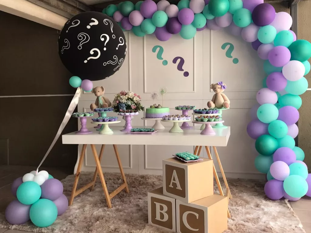 quanto custa uma decoração de chá revelação simples