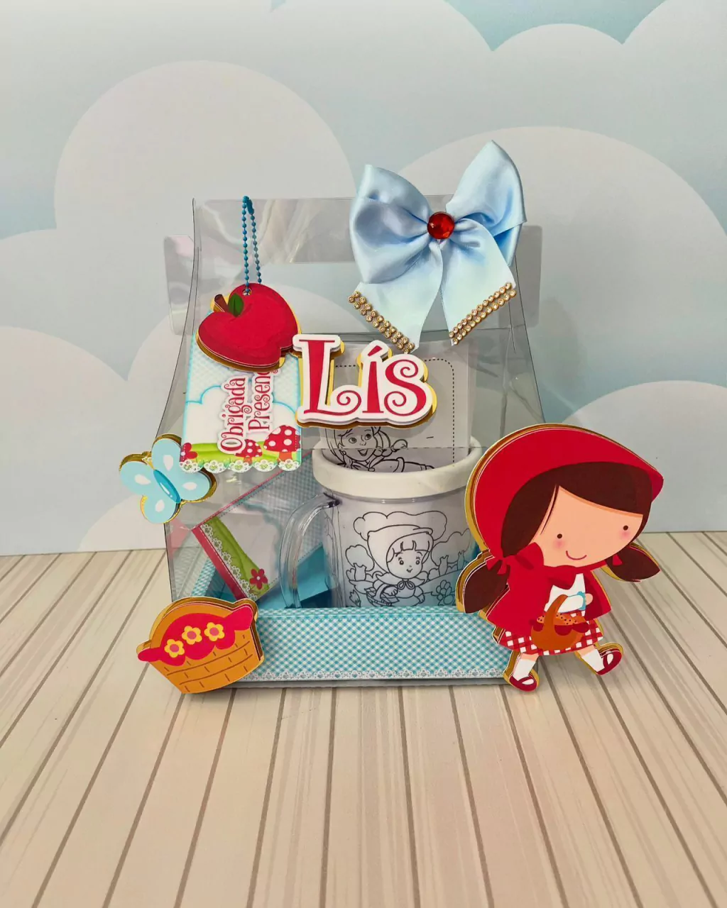 decoração chapeuzinho vermelho DIY