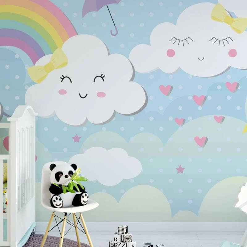 nuvem de feltro decoração chuva de amor