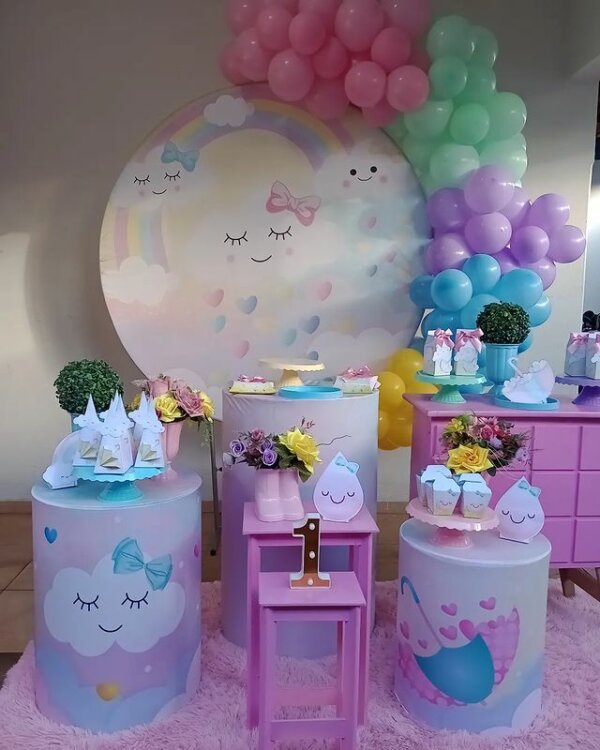 papelaria personalizada chuva de amor