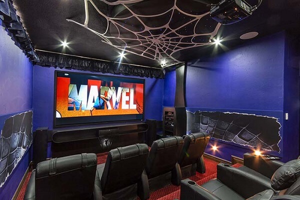 como evitar reflexos tela home theater