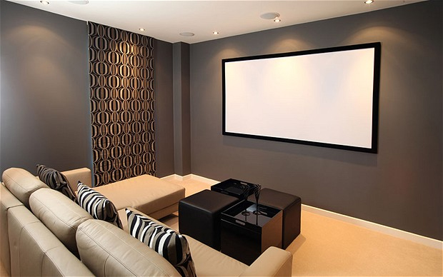 como evitar reflexos tela home theater