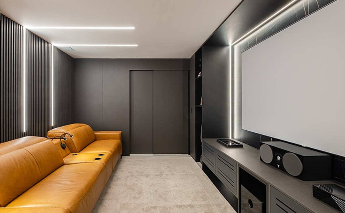 decoração sala cinema vs festa tema hollywood