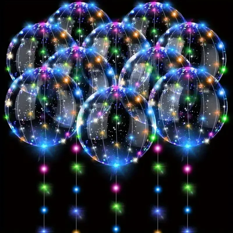 decoração com balão bubble no teto