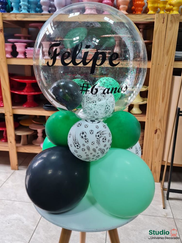 balão transparente com led para festa