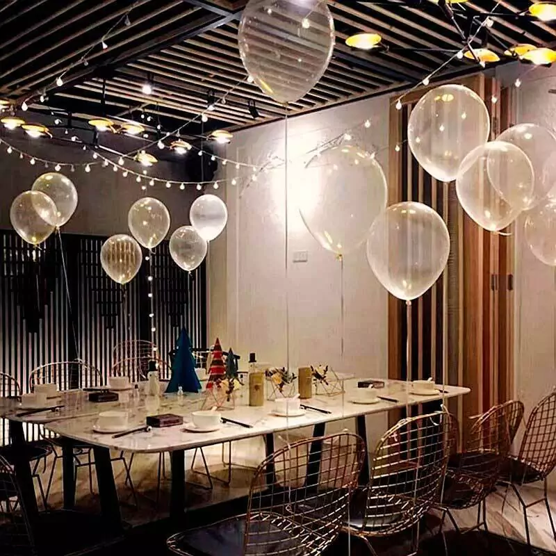 balão transparente para casamento