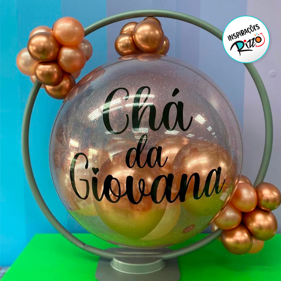 balão transparente personalizado