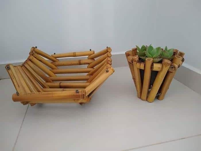 bambu vs. madeira na decoração qual escolher