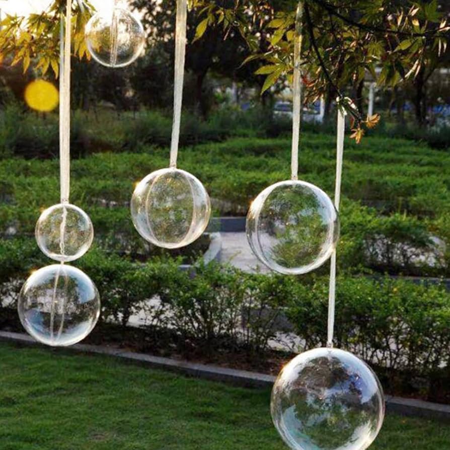 erros comuns ao usar bolas transparentes na decoração