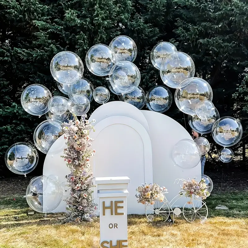 quanto custa decorar com bolas transparentes