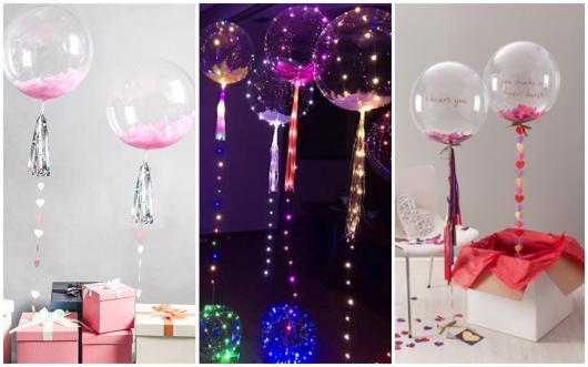 bolas transparentes de vidro vs acrílico para decoração