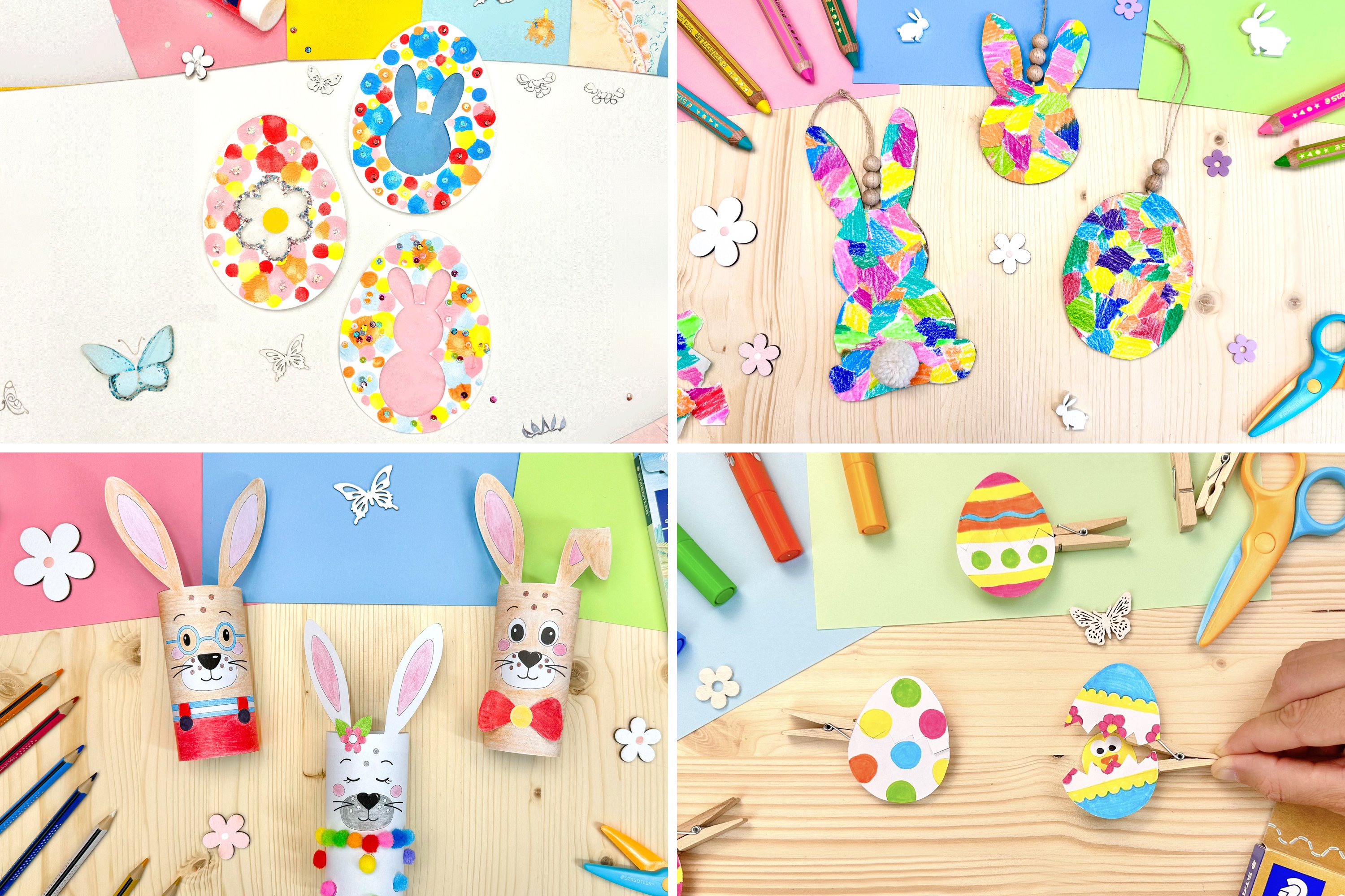 decoração com cartolina