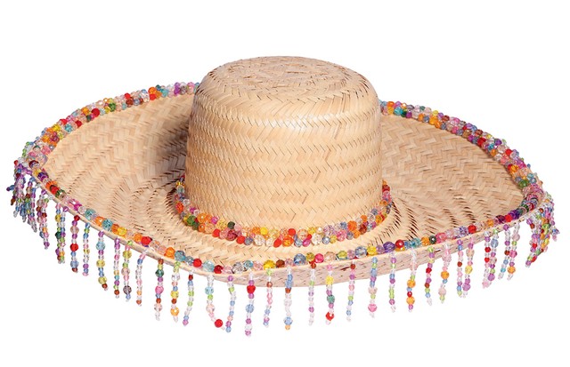 decoração com chapeu de palha