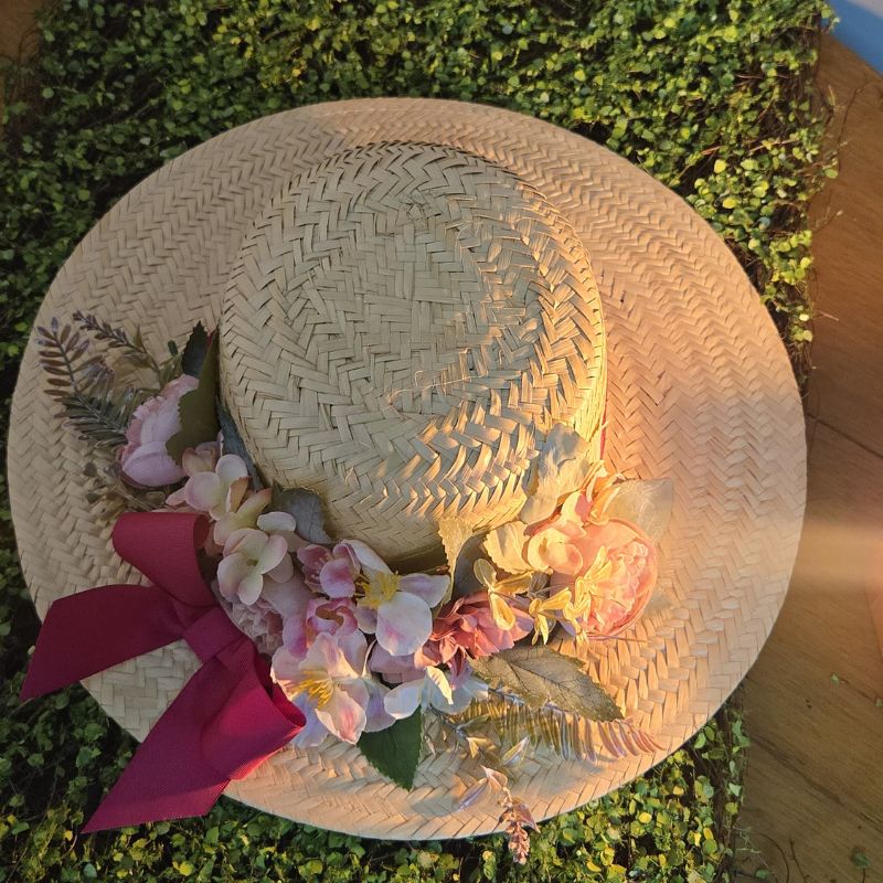 chapéu de palha decorativo vs chapéu de festa junina