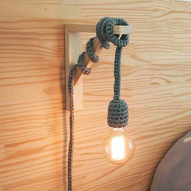 ideias de decoração com corda de sisal na parede