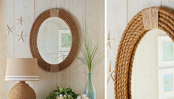 ideias de decoração com corda de sisal na parede