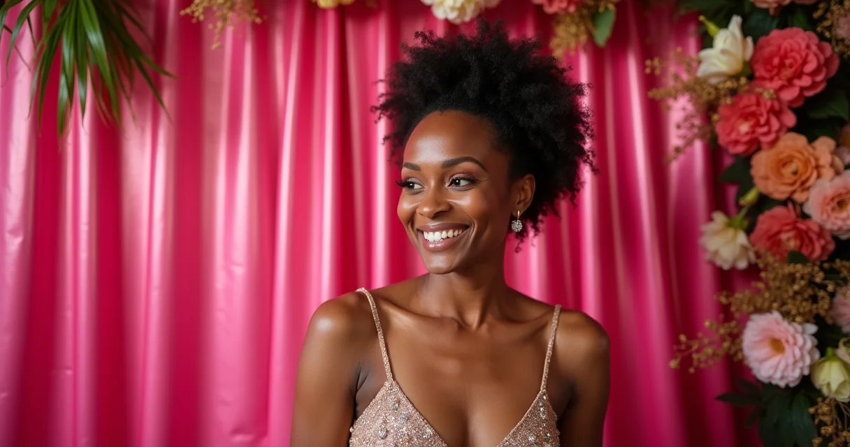 cortina metalizada vs painel de tecido: qual a melhor opção para seu evento