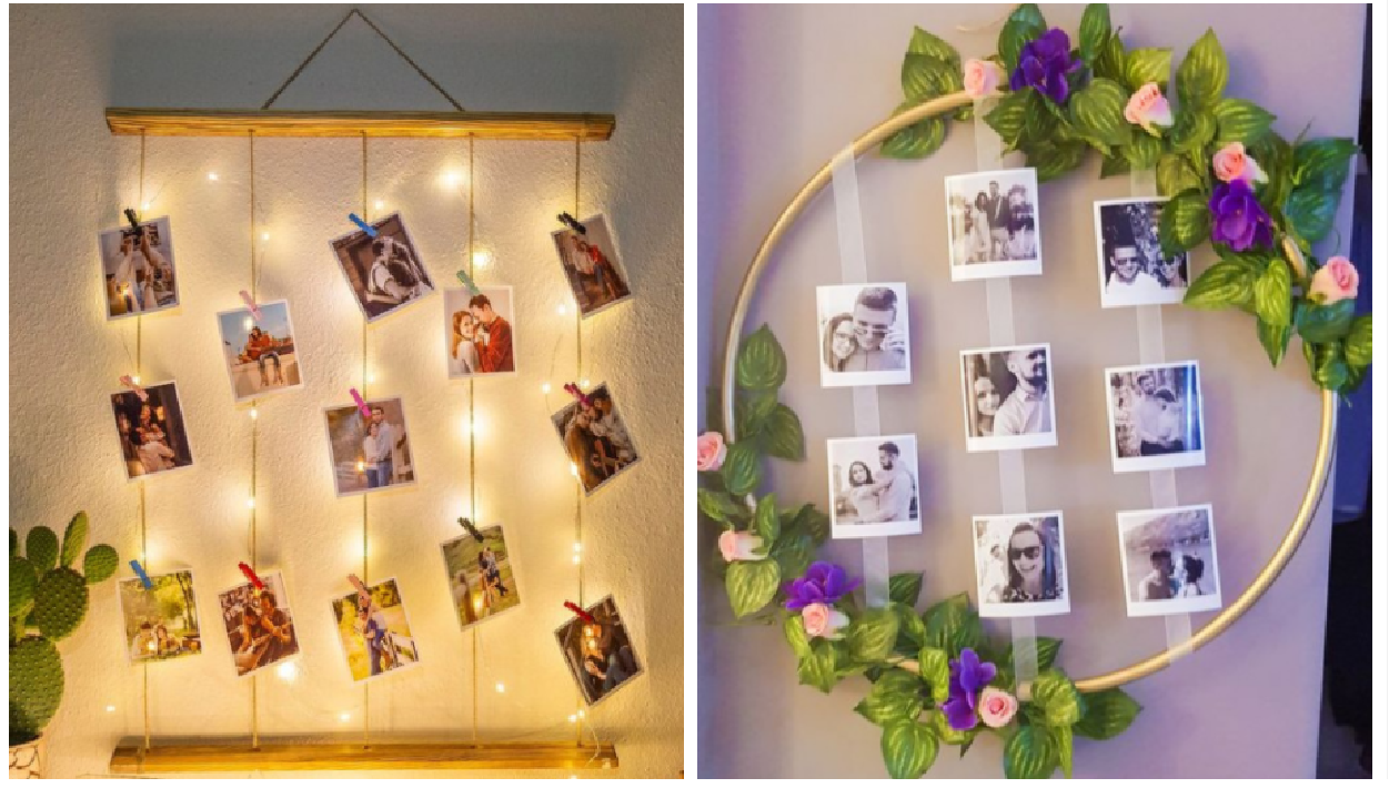 como decorar com fotos na parede