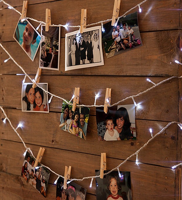 como decorar com fotos na parede