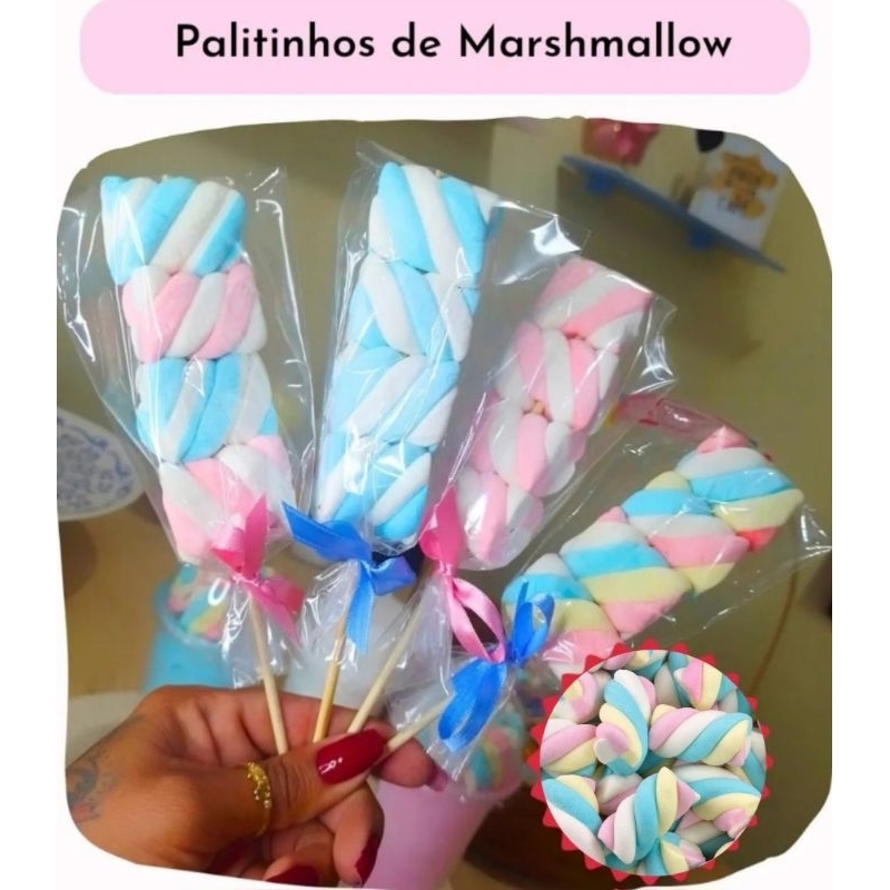 decoração doce marshmallow festa