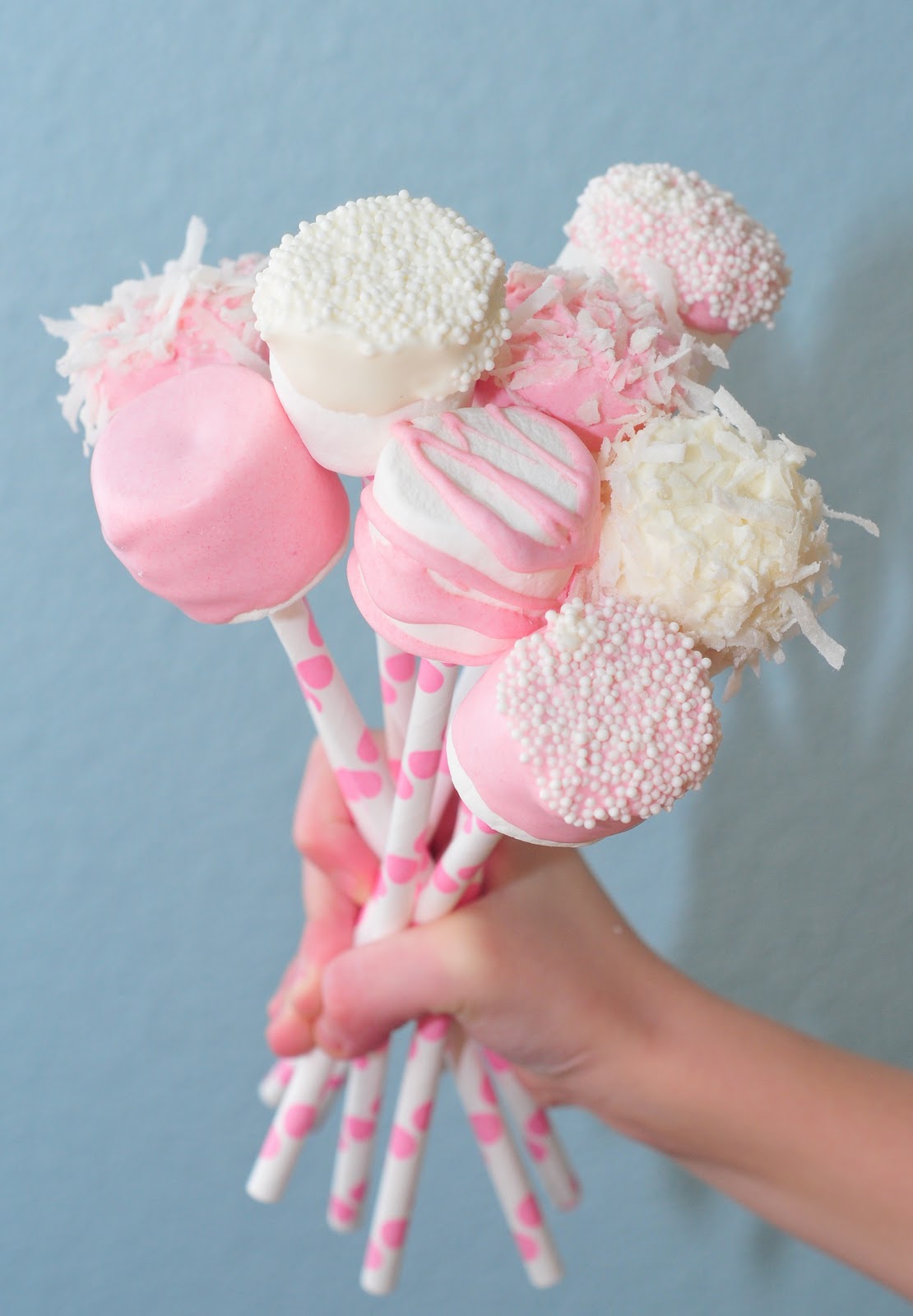 marshmallow na decoração de festa