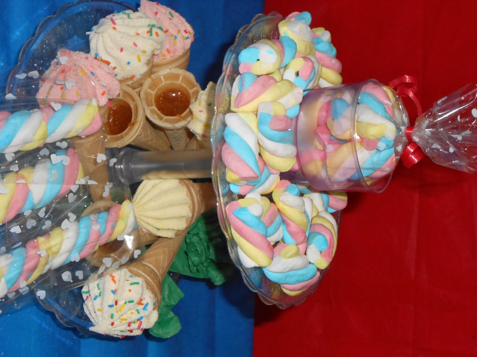 festa com tema doce marshmallow