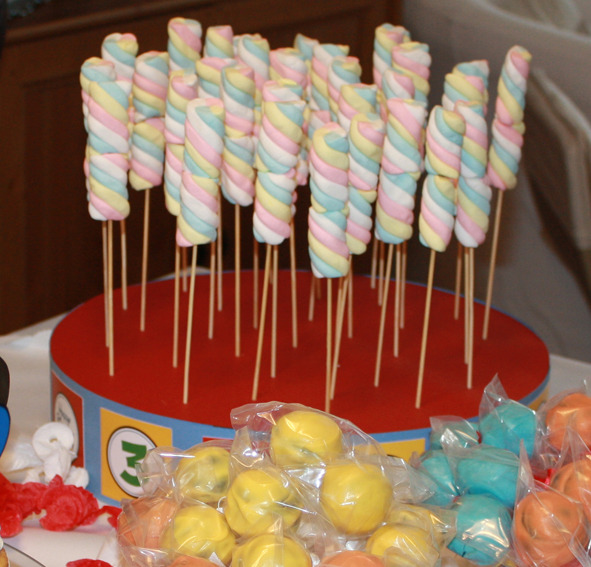como usar marshmallow em festa