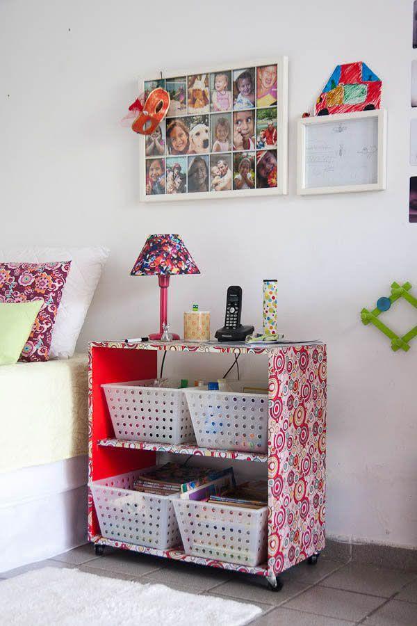 decoração com material reciclado para quarto