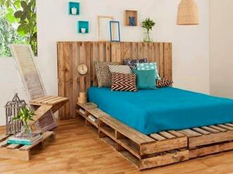 decoração com material reciclado para quarto vs decoração convencional