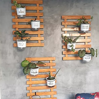 decoração com madeira de pallet