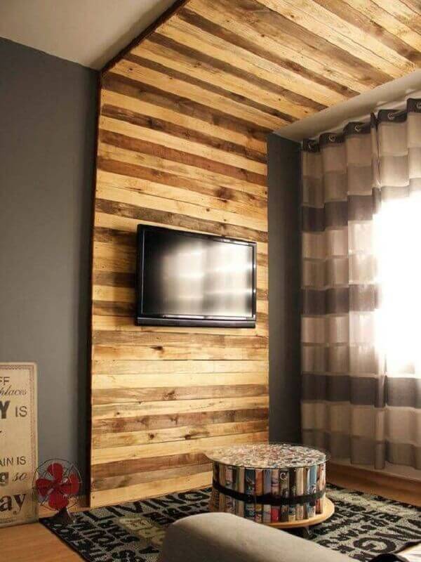 pallet na decoração de quarto