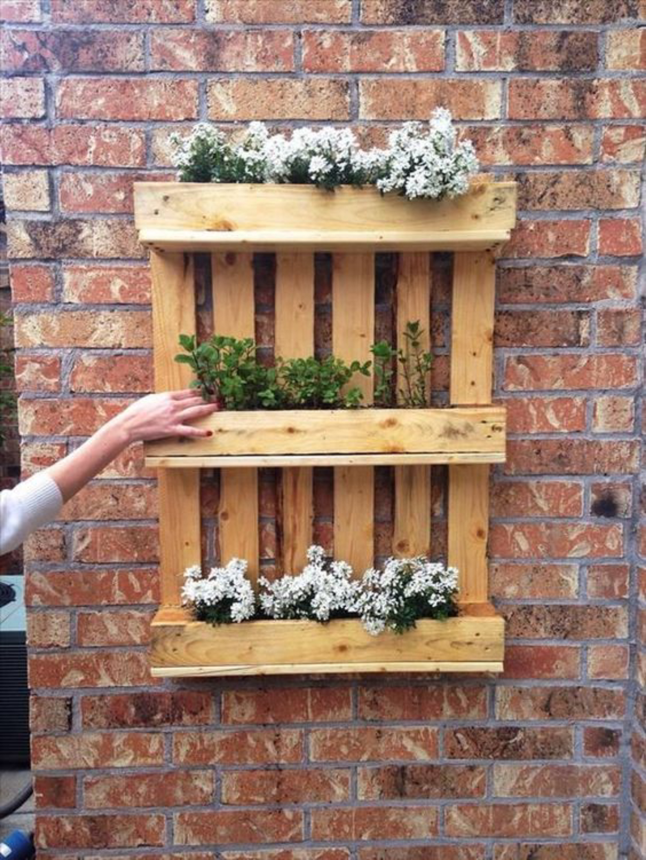 pallet na decoração de varanda