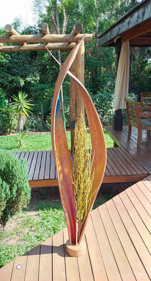 DIY decoração com palha