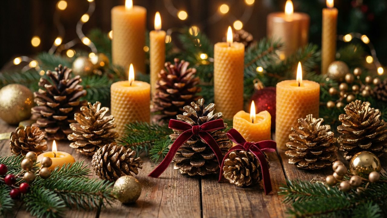pinhas prateadas para decoração de natal