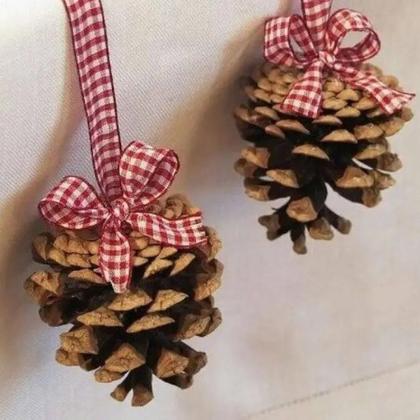 mini árvore de natal de pinha passo a passo