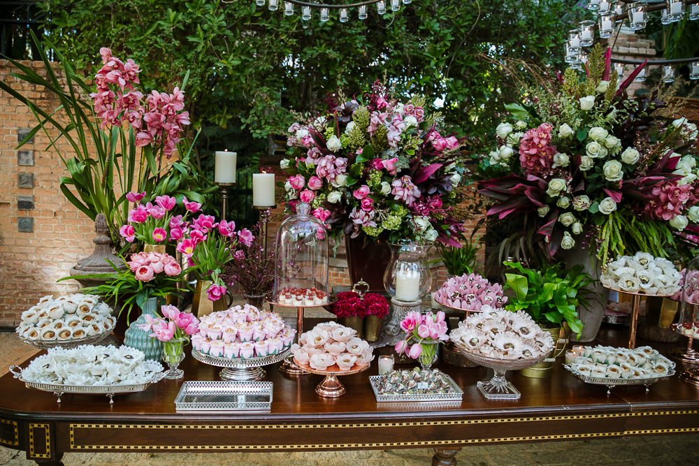 decoração com rosas